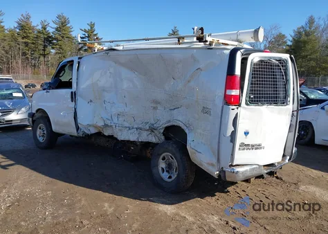 2018 GMC Savana 3500 Work Van from USA, damaged, VIN 1GTZ7HFB0J1205131